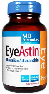 Nutrex Hawaii   EyeAstin MD Formulas Hawaii with Pure Natural Astaxanthin   60 Softgels