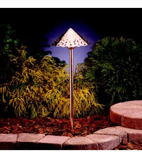Hammered Roof 3 Light Pathway/Landscape Lighting in Copper 15843CO