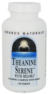 Source Naturals   Theanine Serene with Relora   120 Tablets Contains Magnolia Bark