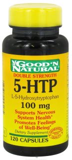 Good N Natural   5 HTP L 5 Hydroxytryptophan 100 mg.   120 Capsules