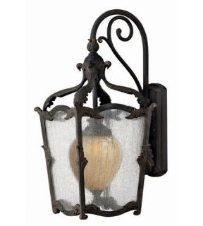 Sorrento 1 Light Outdoor Wall Lights in Aged Iron 1425AI