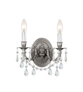 Gramercy 2 Light Wall Sconces in Pewter 5522 PW CL MWP