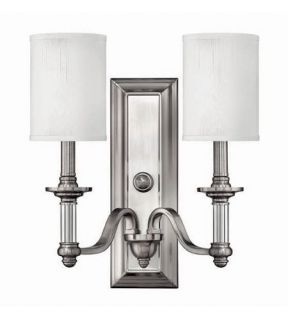 Sussex 2 Light Wall Sconces in Brushed Nickel 4792BN