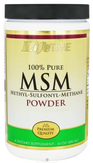 LifeTime Vitamins   100% Pure MSM Powder   16 oz.