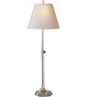 Suzanne Kasler Wyatt 1 Light Table Lamps in Polished Nickel SK3005PN NP