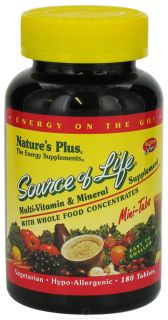 Natures Plus   Source Of Life Mini Tabs   180 Tablets