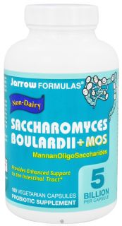 Jarrow Formulas   Saccharomyces Boulardii + MOS   180 Vegetarian Capsules