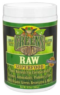 Greens Today   Gluten Free Raw Superfood   10.5 oz. LUCKY PRICE