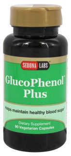 Sedona Labs   GlucoPhenol Plus Dietary Supplement   90 Capsules
