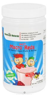 MacroLife Naturals   Macro Reds For Kids Berri   3.3 oz.