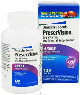 Bausch & Lomb   PreserVision AREDS Formula   120 Softgels