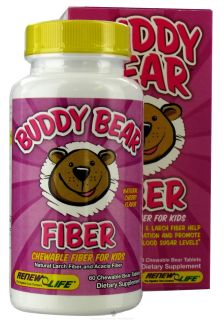 ReNew Life   Buddy Bear Fiber Supplement for Children Cherry   60 Chewable Tablets
