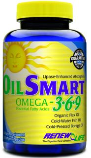 ReNew Life   OilSmart Omega 3 6 9   90 Capsules