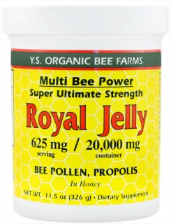 YS Organic Bee Farms   Multi Bee Power Royal Jelly 625 mg.   11.5 oz.