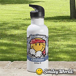 Personalized Water Bottles for Kids   Smiley Junior