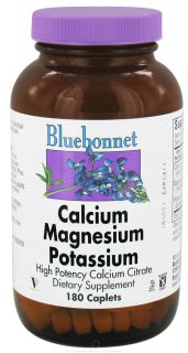 Bluebonnet Nutrition   Calcium Magnesium Potassium   180 Caplets