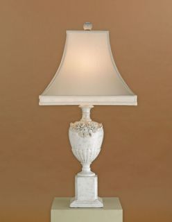 Keepsake 1 Light Table Lamps in Antique White Porcelain 6338