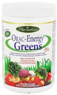 Paradise Herbs   Orac Energy Greens   6.4 oz.