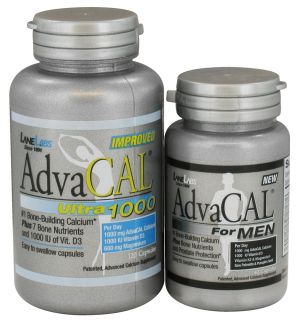 Lane Labs   AdvaCAL Ultra 1000 with Trial AdvaCAL for Men   120 Capsules/42 Capsules