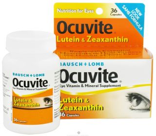 Bausch & Lomb   Ocuvite with Lutein and Zeaxanthin   36 Capsules