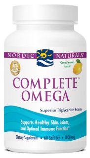 Nordic Naturals   Complete Omega Lemon 1000 mg.   60 Softgels (formerly Omega 3.6.9)