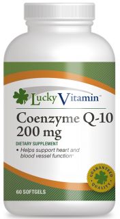 LuckyVitamin   Coenzyme Q 10 200 mg.   60 Softgels