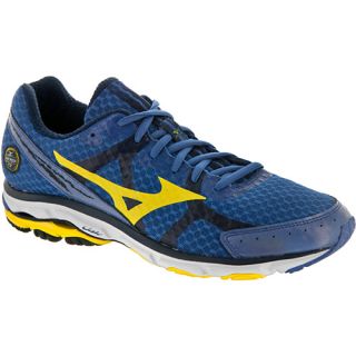 Mizuno Wave Rider 17 Mizuno Mens Running Shoes Olympian Blue/Cyber Yellow/Dres