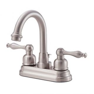 Danze® Sheridan™ Two Handle Centerset Arched Lavatory Faucet   Brushed