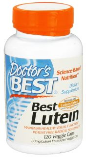 Doctors Best   Best Lutein From Marigold Extract   120 Vegetarian Caplet(s)