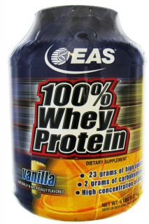 EAS   100% Whey Protein Vanilla   5 lbs.