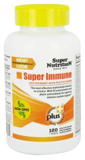 Super Nutrition   Super Immune MultiVitamin   120 Vegetarian Tablets formerly Super Blend