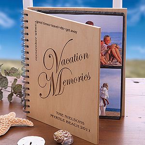 Personalized Engraved Vacation Photo Album