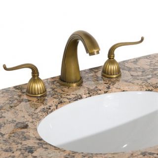 Heritage 1 Widespread Bathroom Faucet   Antique Brass