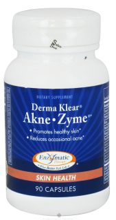 Enzymatic Therapy   Derma Klear Akne Zyme   90 Capsules