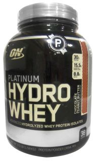 Optimum Nutrition   Platinum Hydro Whey Advanced Hydrolyzed Whey Protein Chocolate Peanut Butter   3.5 lbs.