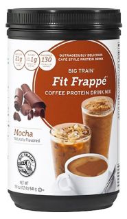 Big Train   Fit Frappe Coffee Protein Drink Mix Mocha   19.1 oz.