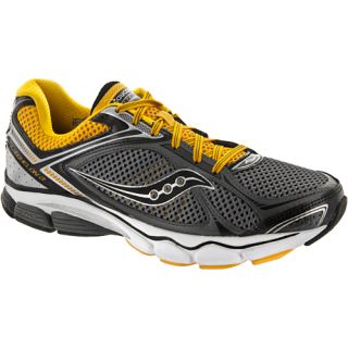 Saucony Echelon 3 Saucony Mens Running Shoes Gray/Black/Yellow