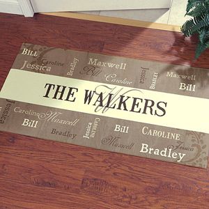 Large Personalized Doormats   Loving Family Name