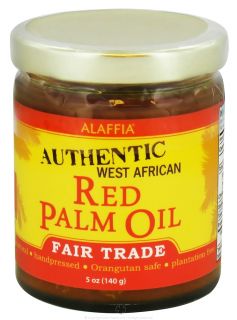 Alaffia   Authentic West African Red Palm Oil   5 oz. ED