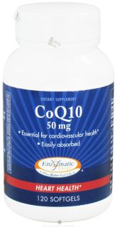Enzymatic Therapy   CoQ10 50 mg.   120 Softgels DAILY DEAL