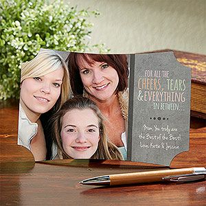 Personalized Table Top Photo Plaque   Special Mom