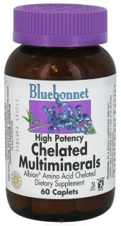 Bluebonnet Nutrition   Chelated Multiminerals High Potency   60 Caplets