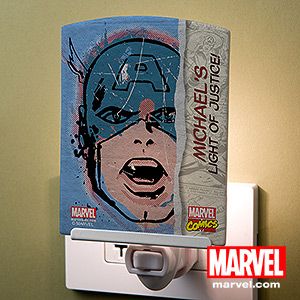 Personalized Marvel Superhero Night Lights   Hulk, Captain America, Thor