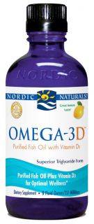 Nordic Naturals   Omega 3 D Liquid Lemon   8 oz.