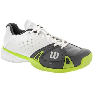 Wilson Rush Pro Wilson Mens Tennis Shoes White/Graphite/Green Glow