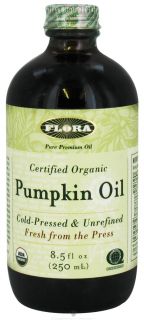 Flora   Pumpkin Oil Certified Organic   8.5 oz.
