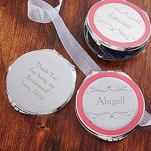 Personalized Makeup Mirrors   Bridal Party