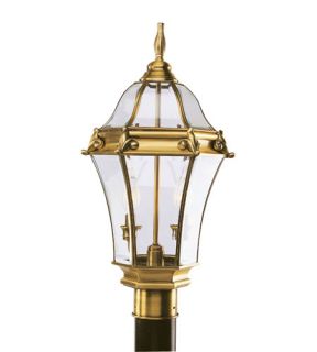 Fleur De Lis 2 Light Post Lights & Accessories in Flemish Brass 2622 22