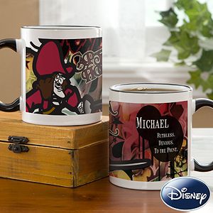 Personalized Disney Coffee Mugs   Captain Hook From Peter Pan