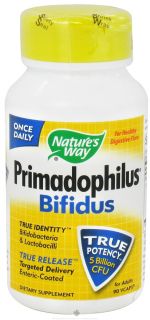 Natures Way   Primadophilus Bifidus   90 Vegetarian Capsules